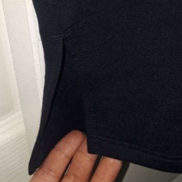 Victoria's Secret Sport Sleeveless Tunic Hoodie Navy Blue Size Medium - Picture 5 of 7